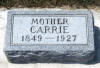 Marker for Carrie Anderson Reinhold