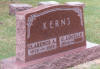 Clarence and Carrie Lucille Reinhold-Kerns Marker